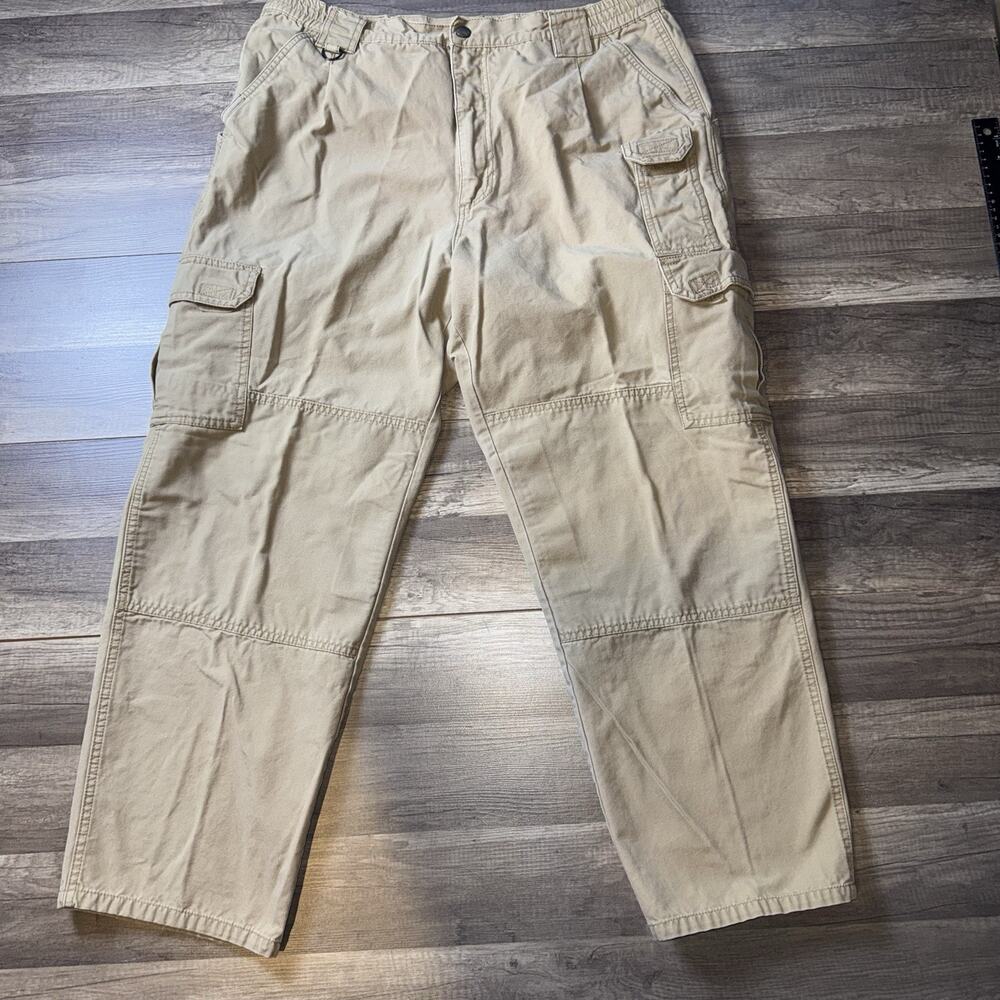 5.11 Tactical Cargo Pants Mens 38x30 Khaki Tan Utility Workwear Y2K Cotton 74251